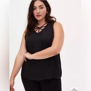 Torrid Women's Black Strappy Tank Size 6